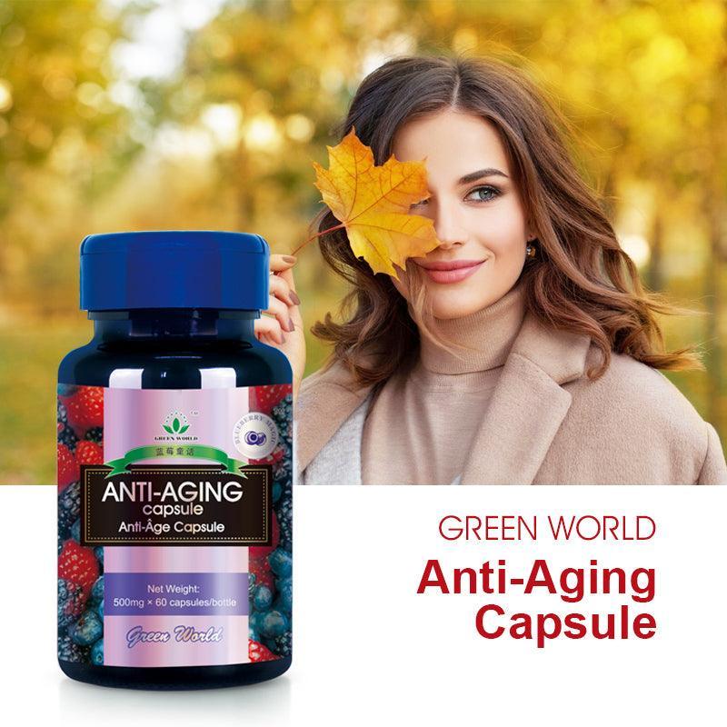 Blueberry Anti-aging Capsule - Buy Green World Products Online Shop Worldwide Delivery