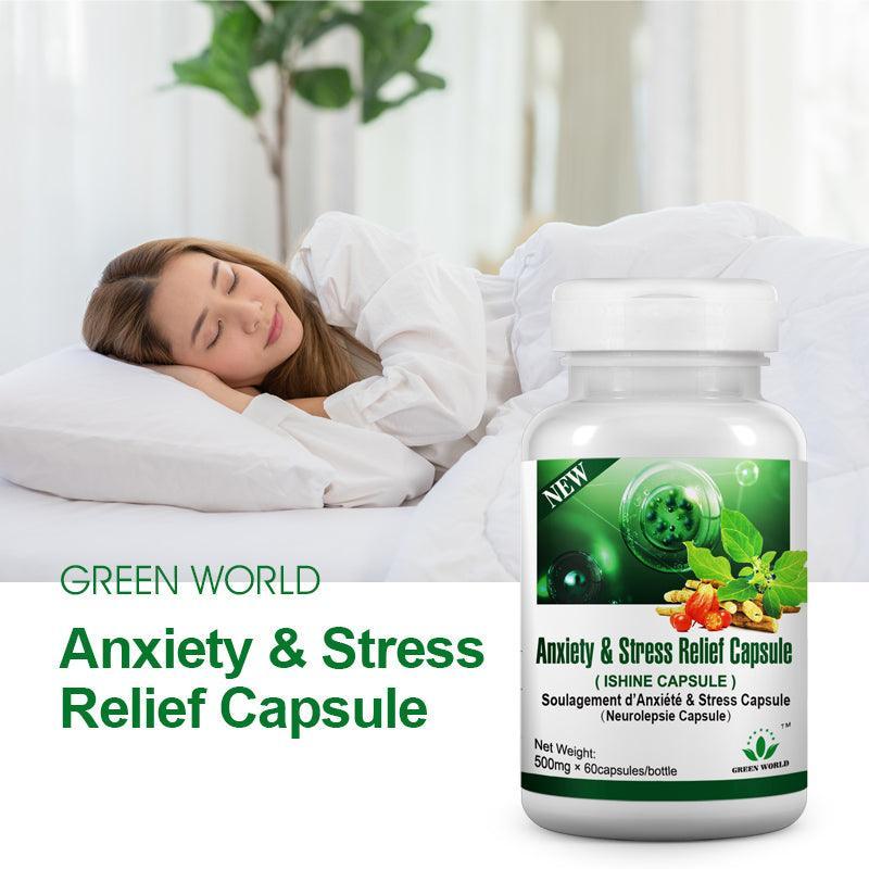 Anxiety & Stress Relief Capsule - Buy Green World Products Online Shop Worldwide Delivery